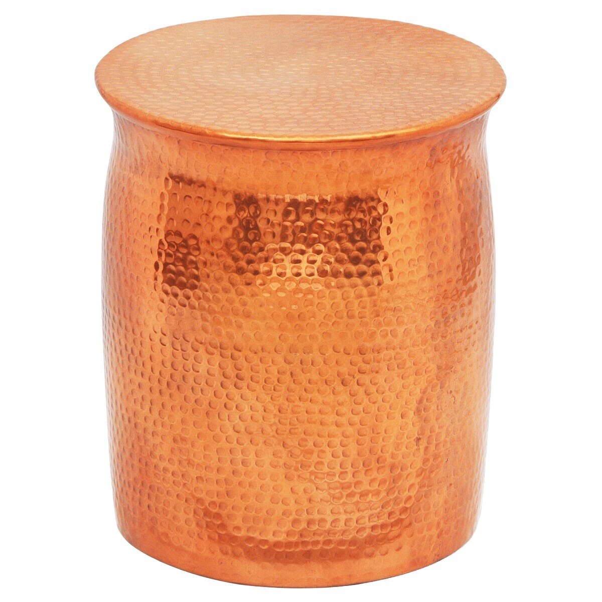 Scaun/masa laterala, VidaXL aluminiu batut la ciocan, cupru/alama