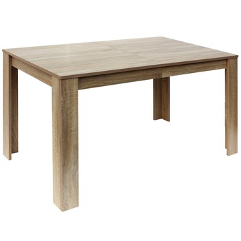 Masa de bucatarie, vidaXL, Lemn de stejar, 140 x 80 x 75 cm, Maro Masa de bucatarie, vidaXL, Lemn de stejar, 140 x 80 x 75 cm, Maro