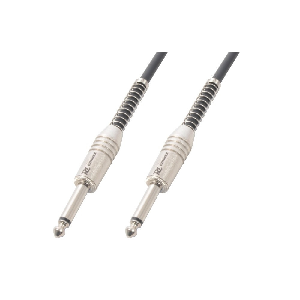 Cablu de chitara, jack mono 6.3mm tata - jack mono 6.3mm tata, 3m, argintiu Power Dynamics