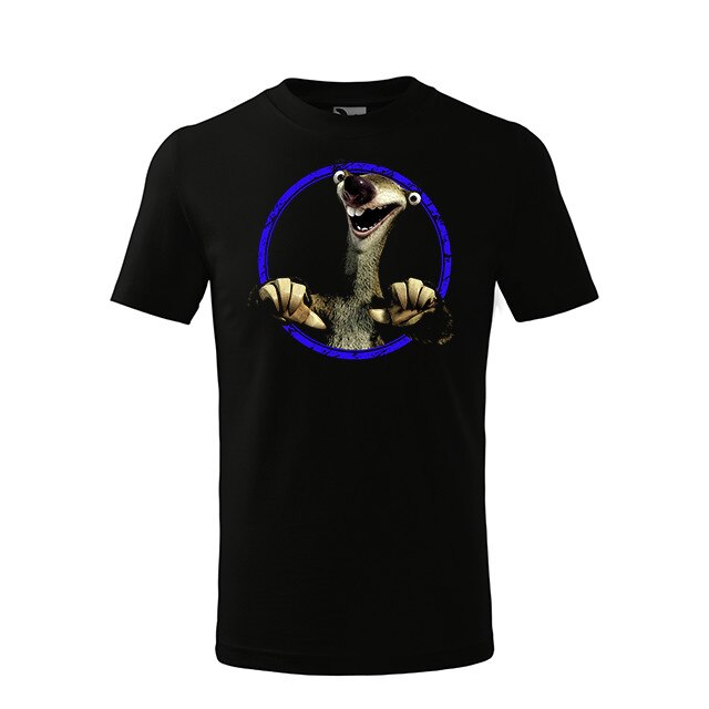 Tricou cu maneca scurta,K-off ,negru,Sid epoca de gheata