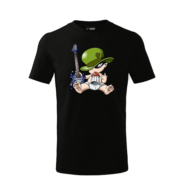 Tricou cu maneca scurta,K-off,negru ,Rock baby