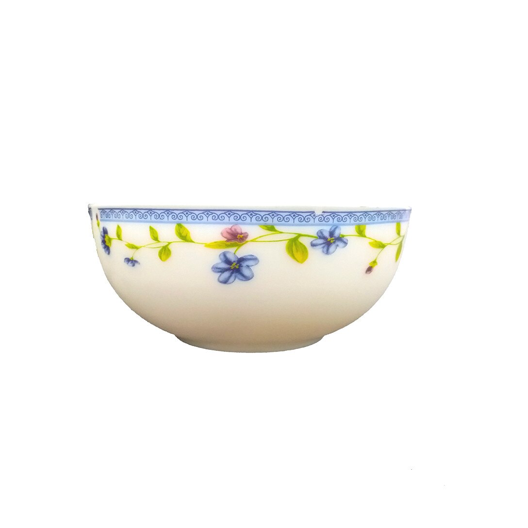 Bol opal, floricica albastra, 15.2cm