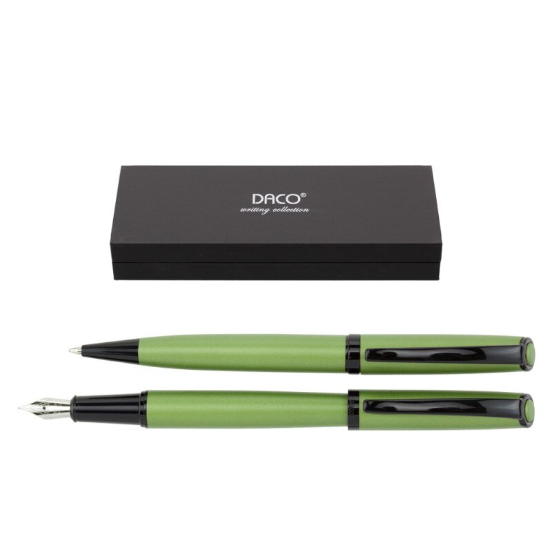 Set pix si stilou, Daco, Verde/Negru, SE279V