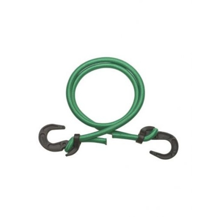 Cablu elastic ajustabil, Ø 8 mm x 80 cm, cu carlige-inel