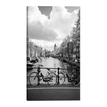 Tablou canvas - Biciclete pe pod - 40 x 60 cm