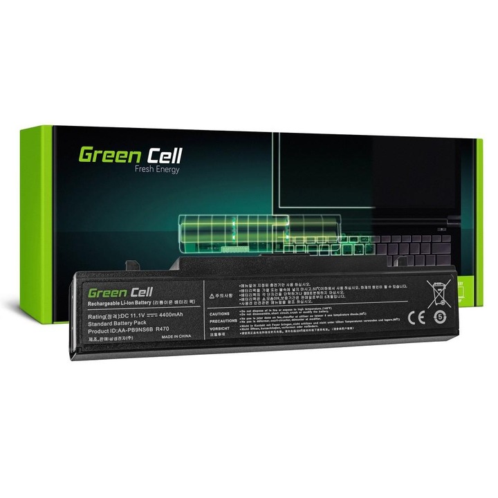 Батерия за лаптоп GREEN CELL, Samsung PB9NC6B Q318 R710 PB9NC6B, 11.1V, 4400mAh