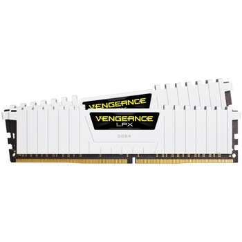 Memorie Corsair Vengeance LPX White 16GB, DDR4, 3200MHz, CL16, Dual Channel Kit Memorie Corsair Vengeance LPX White 16GB, DDR4, 3200MHz, CL16, Dual Channel Kit