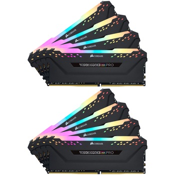Memorie Corsair Vengeance RGB PRO 128GB, DDR4, 3600MHz, CL18, Quad Channel Kit Memorie Corsair Vengeance RGB PRO 128GB, DDR4, 3600MHz, CL18, Quad Channel Kit