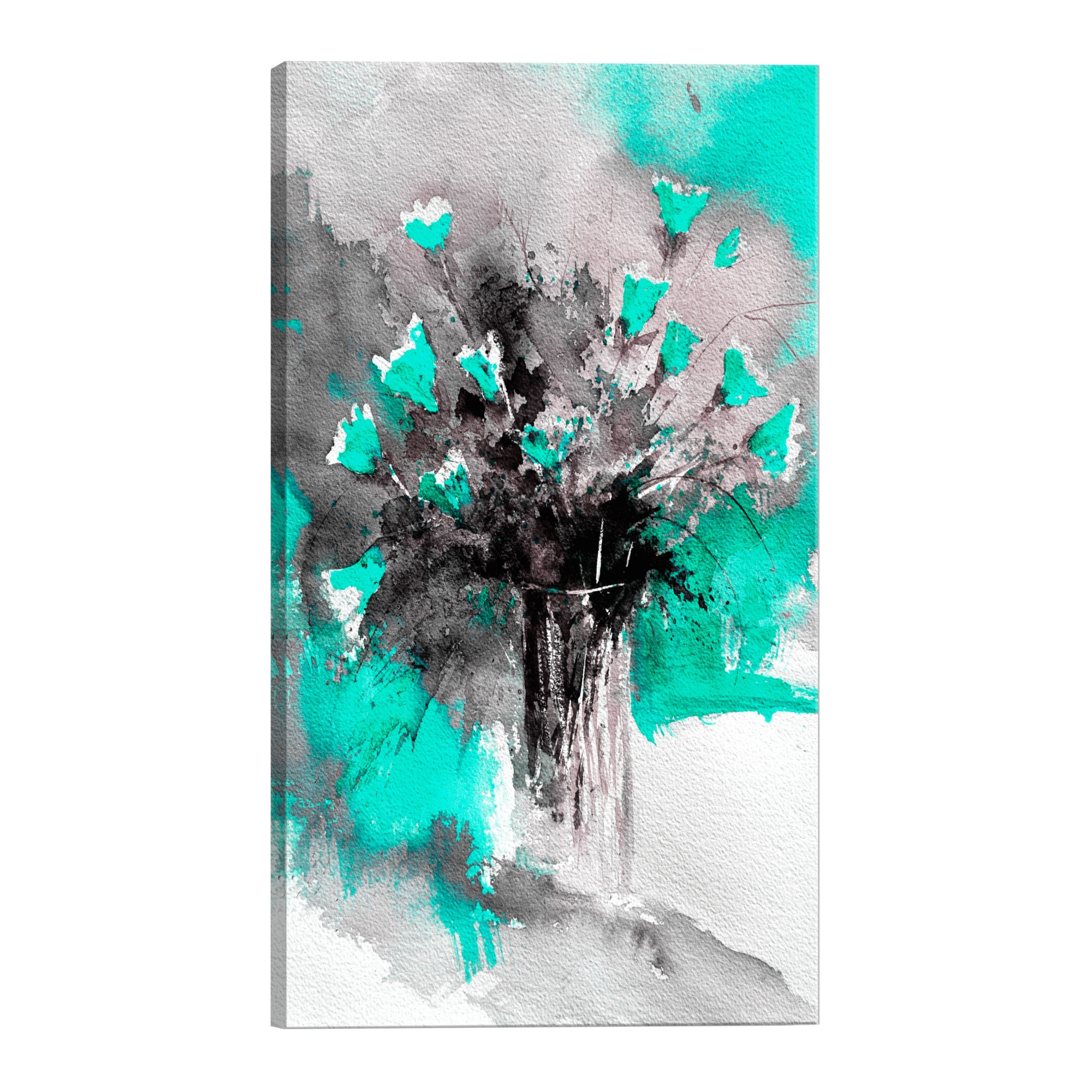 Tablou canvas - Buchet de culori Verde - 80 x 120 cm