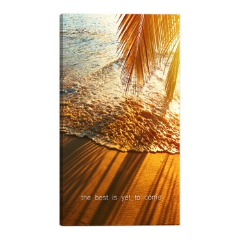 Tablou canvas - Ce-i mai bun are sa vina - 80 x 120 cm Tablou canvas - Ce-i mai bun are sa vina - 80 x 120 cm