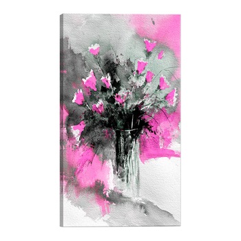 Tablou canvas - Buchet de culori roz - 40 x 60 cm