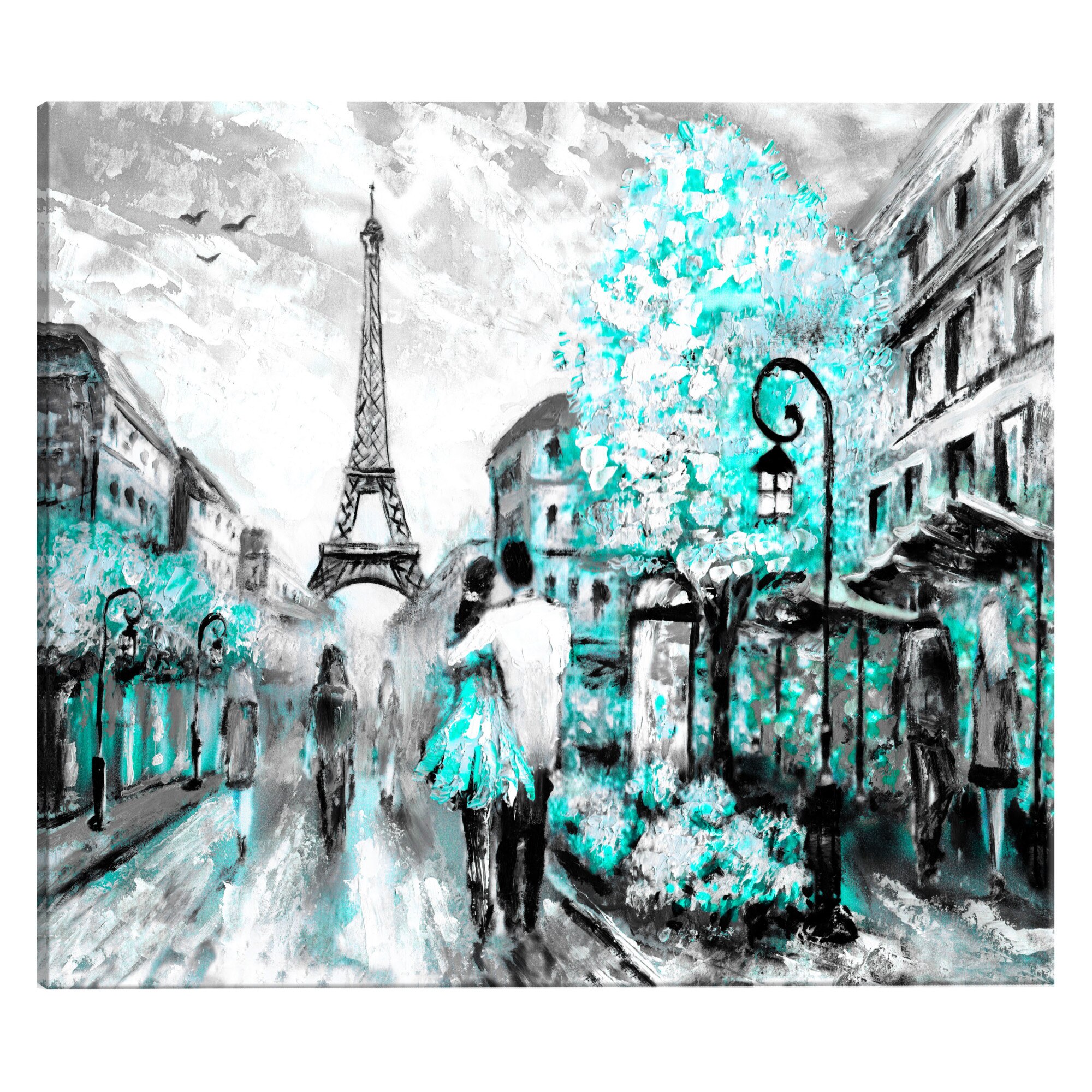 Tablou canvas - Colorat Rendez-Vous - 120x80 cm