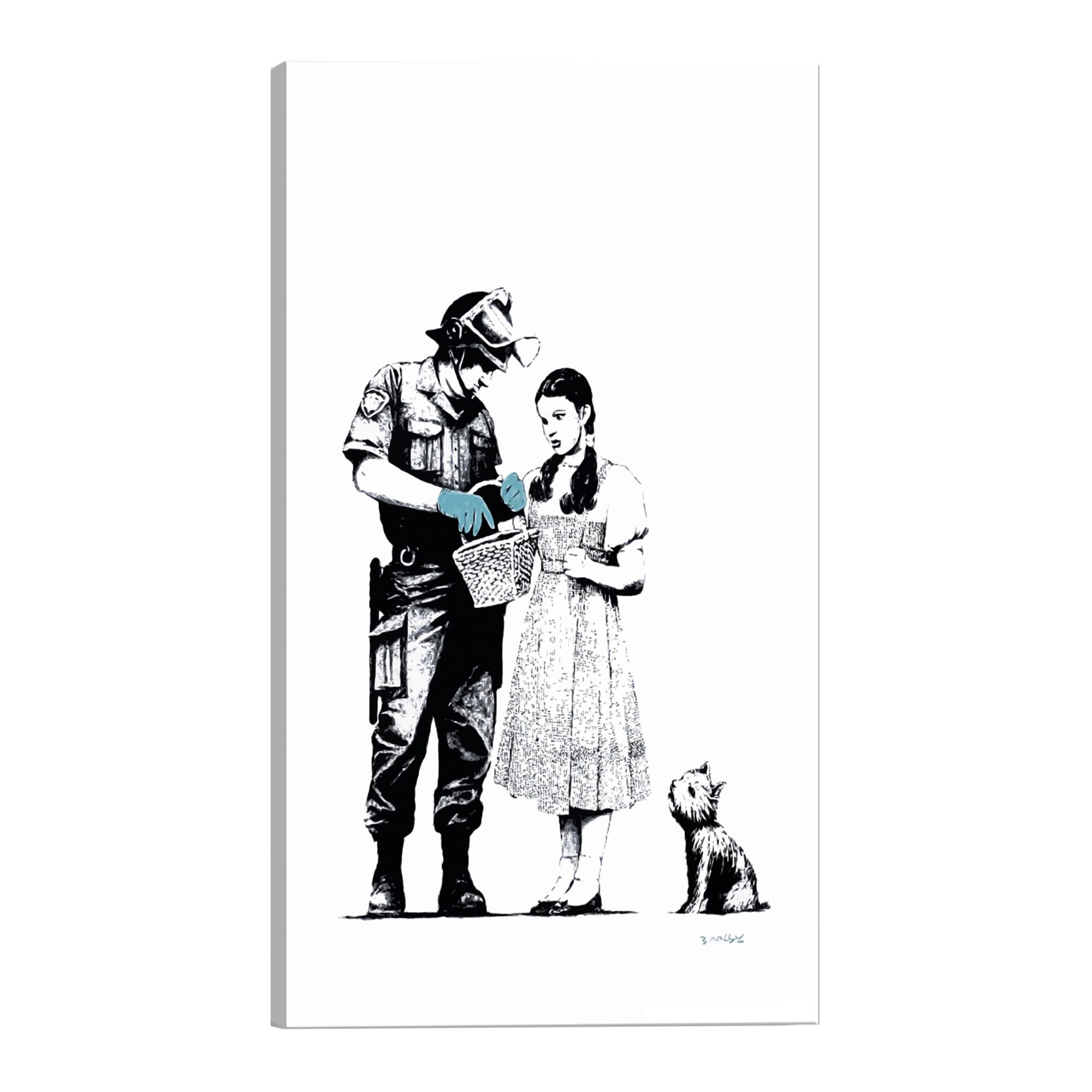 Tablou canvas - Dorothy si politist - 80 x 120 cm