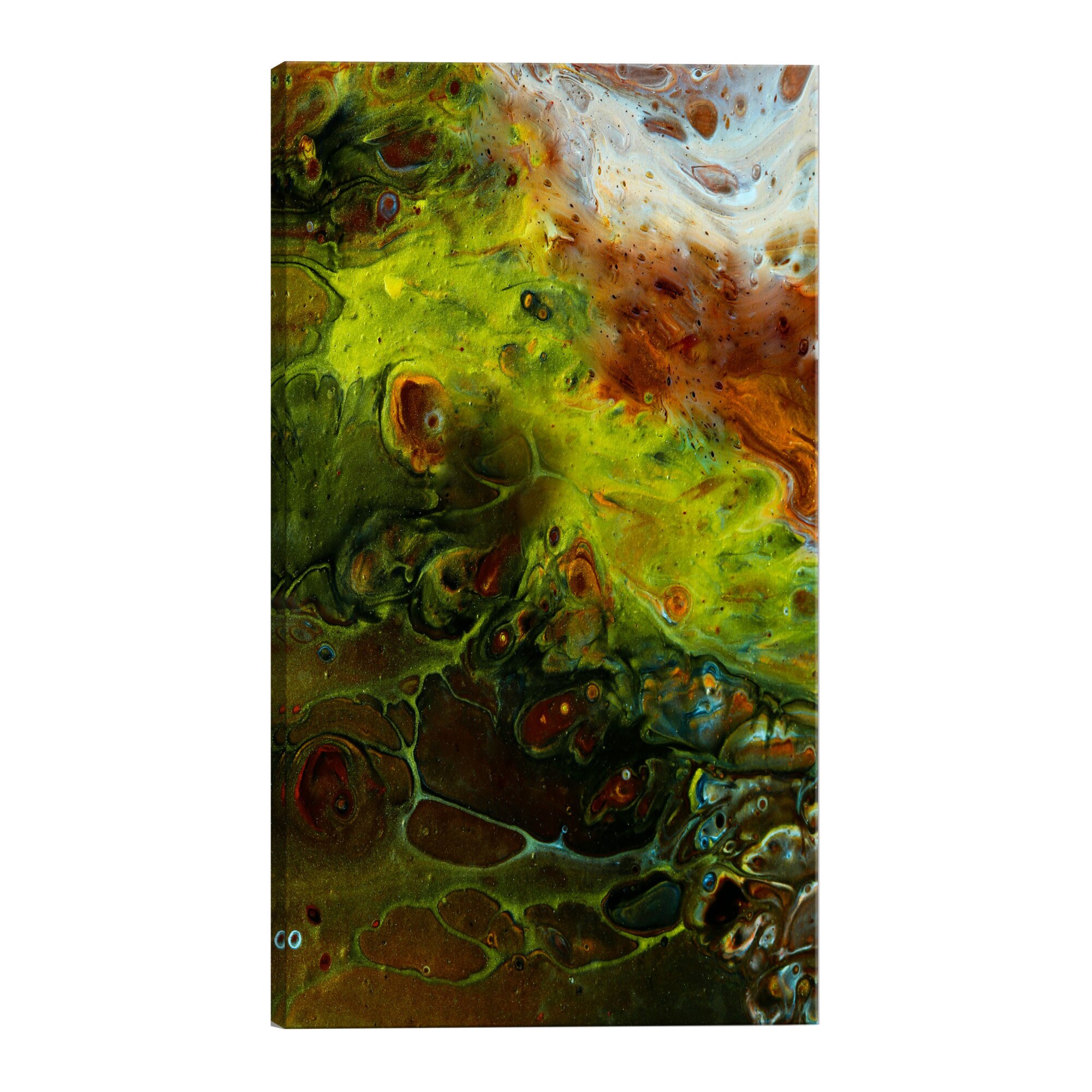 Tablou canvas - Elemente verzi - 80 x 120 cm