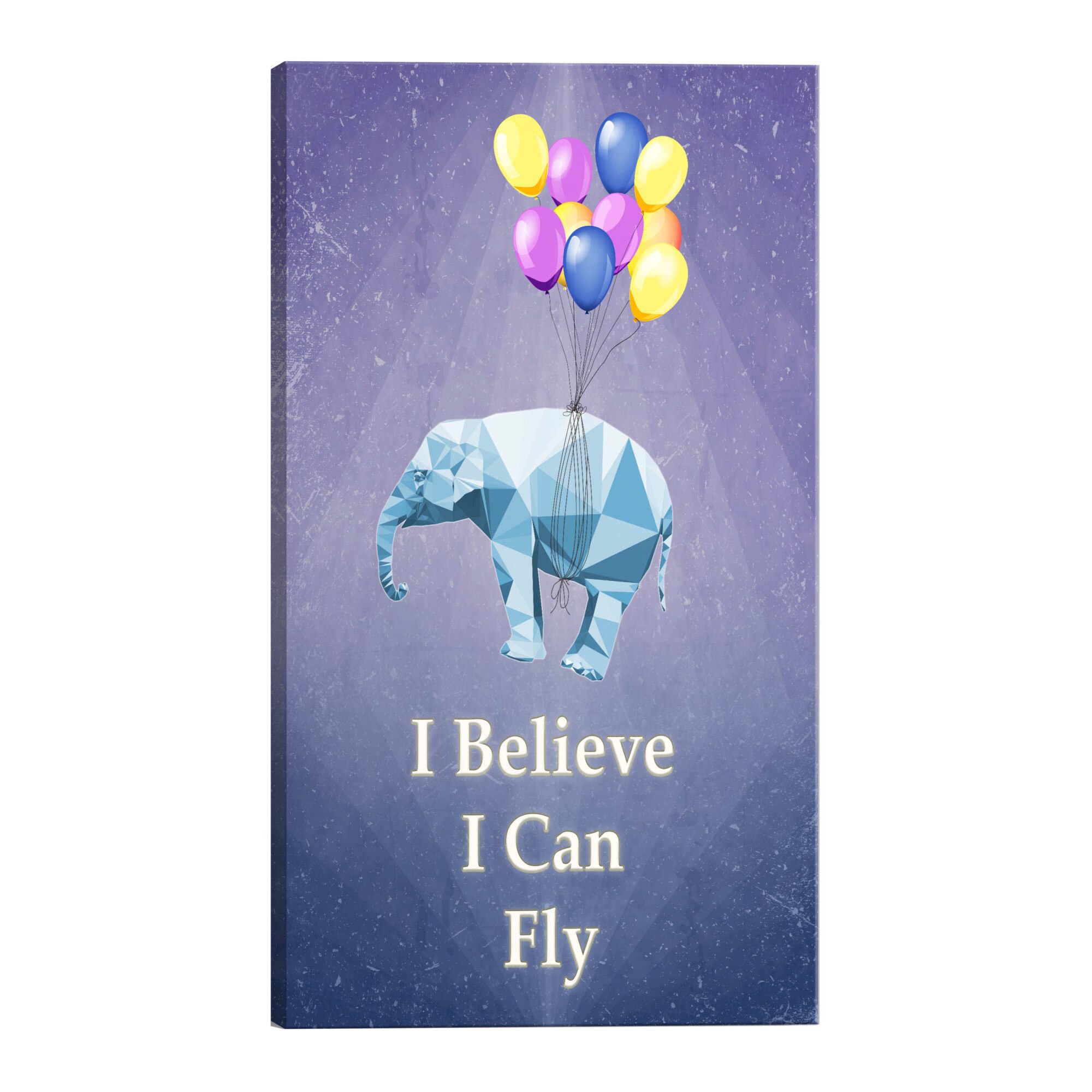 Tablou canvas - Elefant zburator - 40 x 60 cm