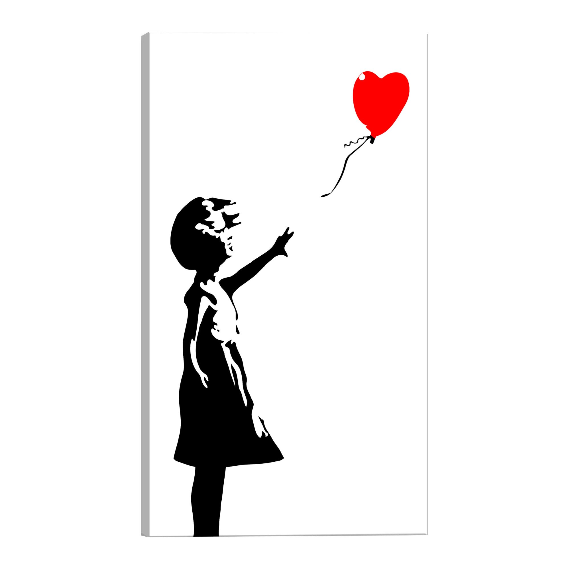 Tablou canvas - Fetita cu un balon - 40 x 60 cm