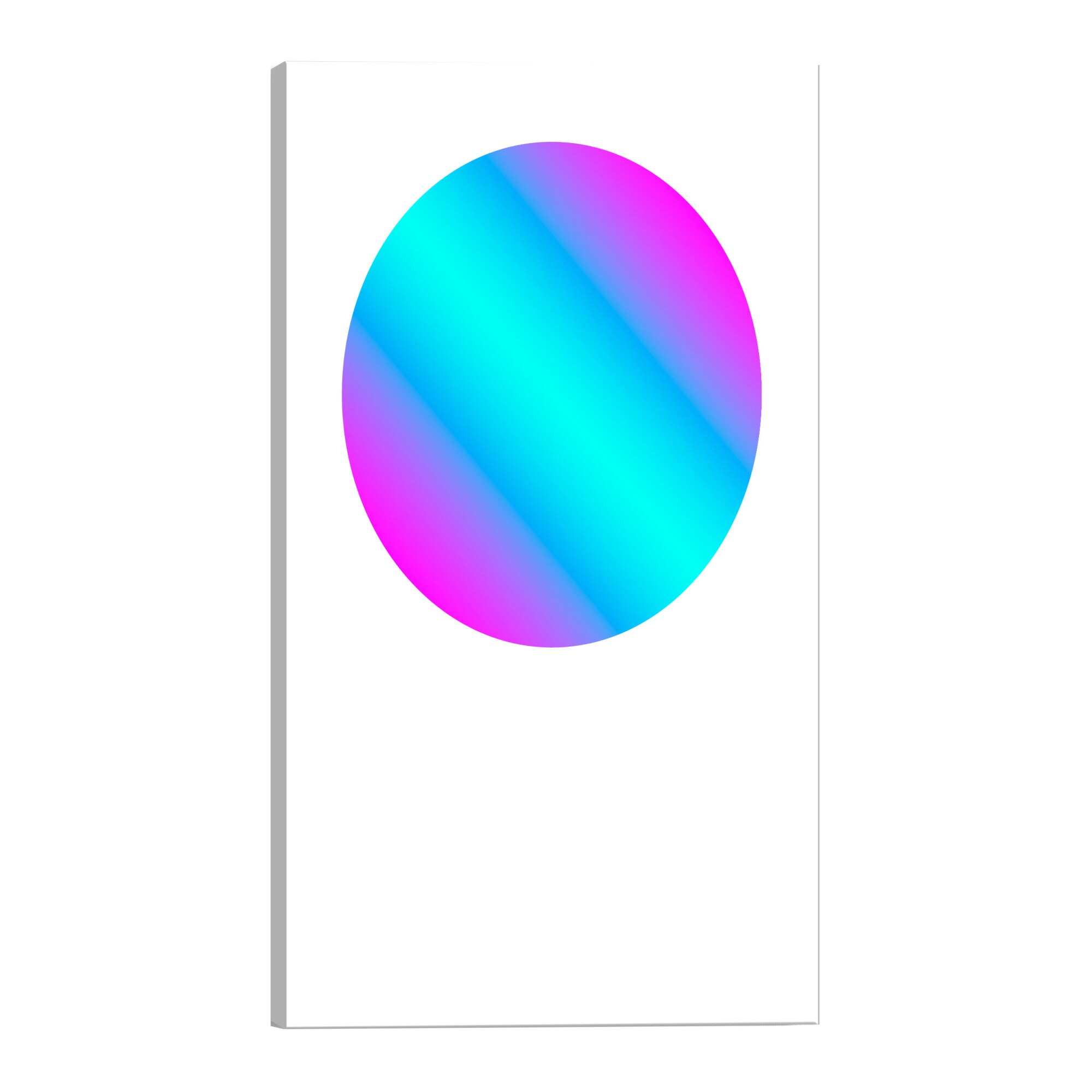 Tablou canvas - Gradient de cerc - 40 x 60 cm