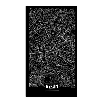Tablou canvas - Harta intunecata a Berlinului - 40 x 60 cm Tablou canvas - Harta intunecata a Berlinului - 40 x 60 cm