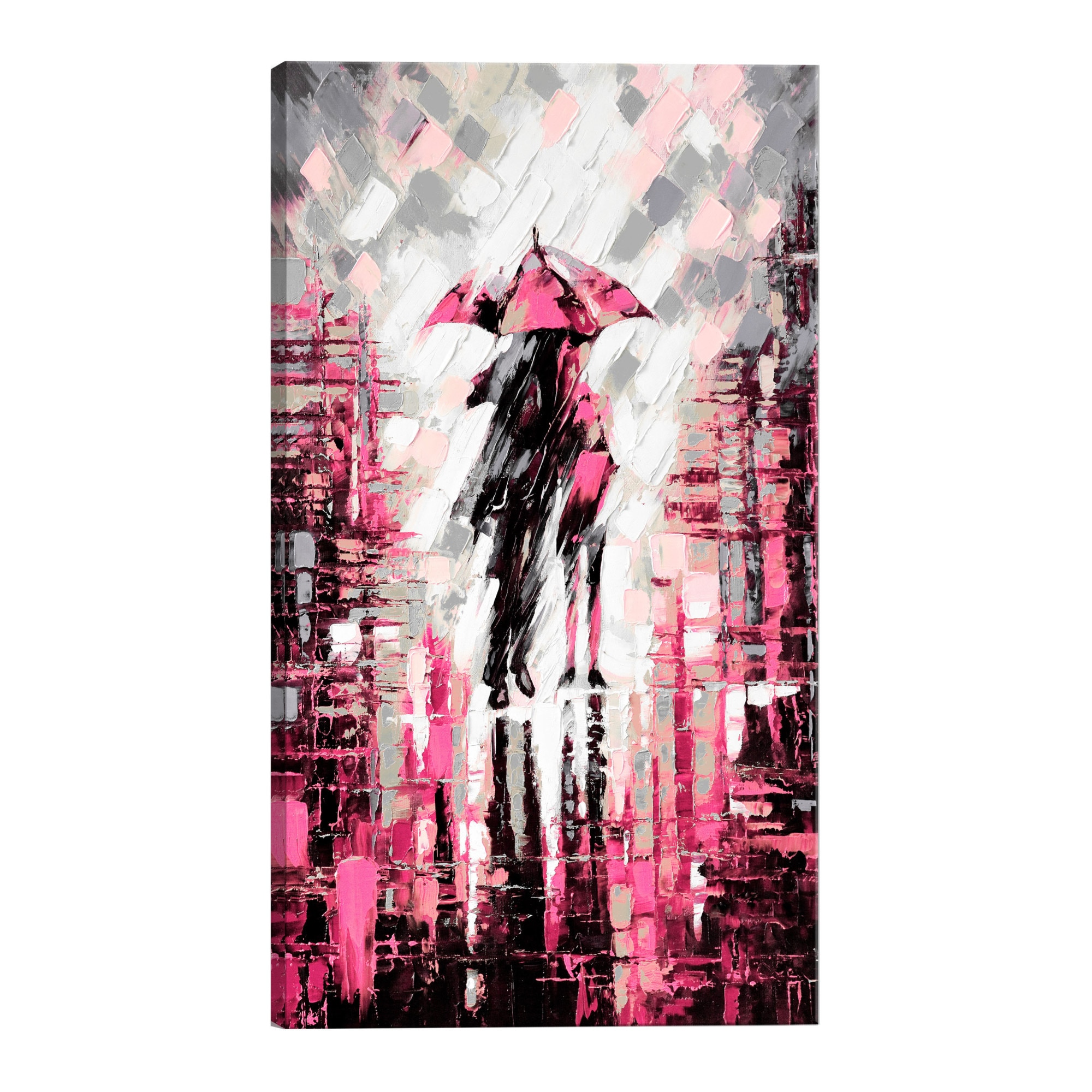 Tablou canvas - indragostiti in Culoare Roz - 40 x 60 cm