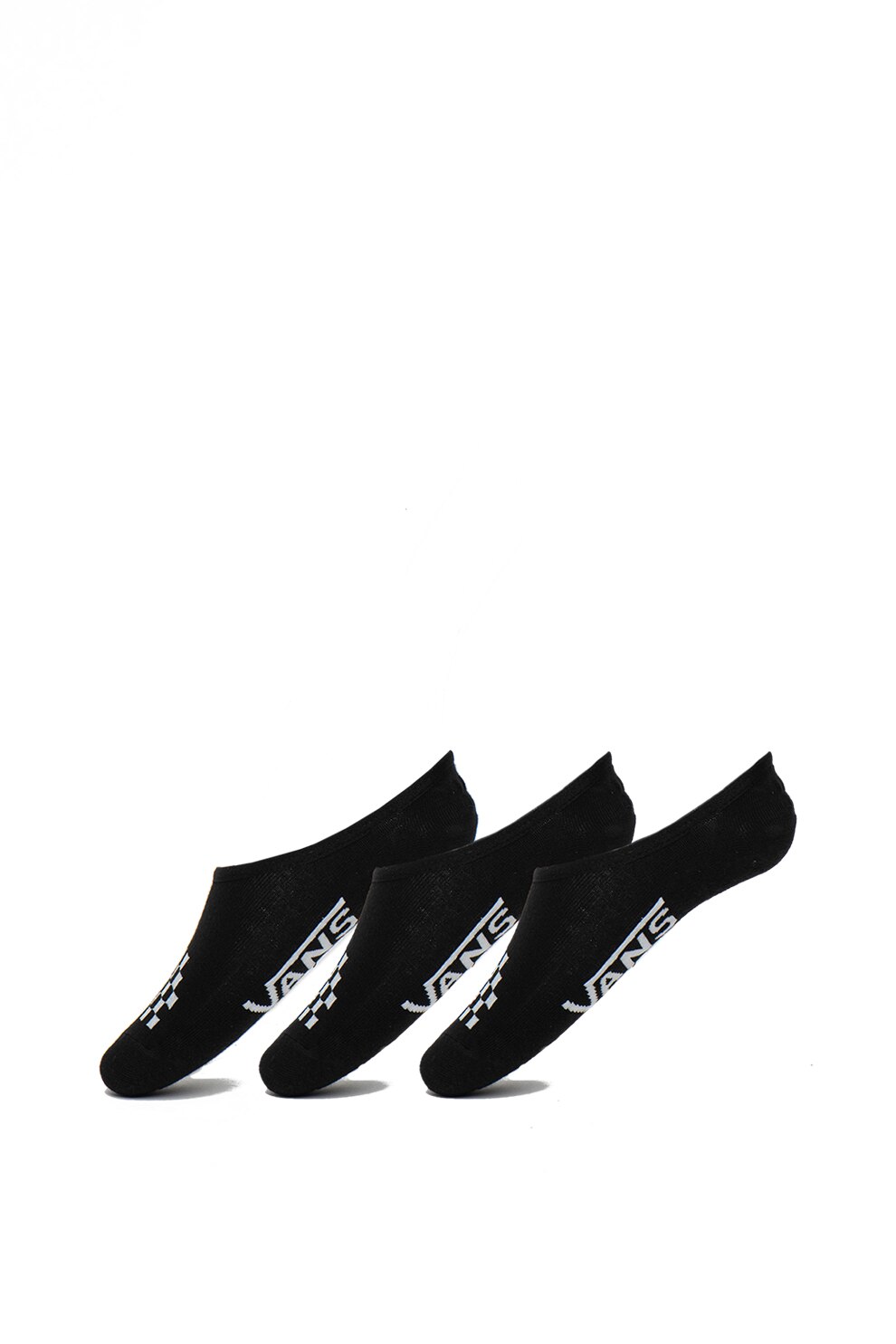 Vans, Set de sosete foarte scurte - 3 perechi, Negru, 37-41