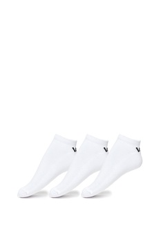 Vans, Set de sosete scurte cu logo - 3 perechi, Alb, 42.5-47 Vans, Set de sosete scurte cu logo - 3 perechi, Alb, 42.5-47