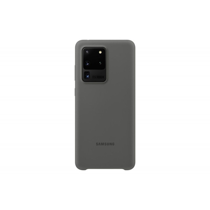 Силиконов предпазен калъф Samsung Galaxy S20 Ultra, Сив