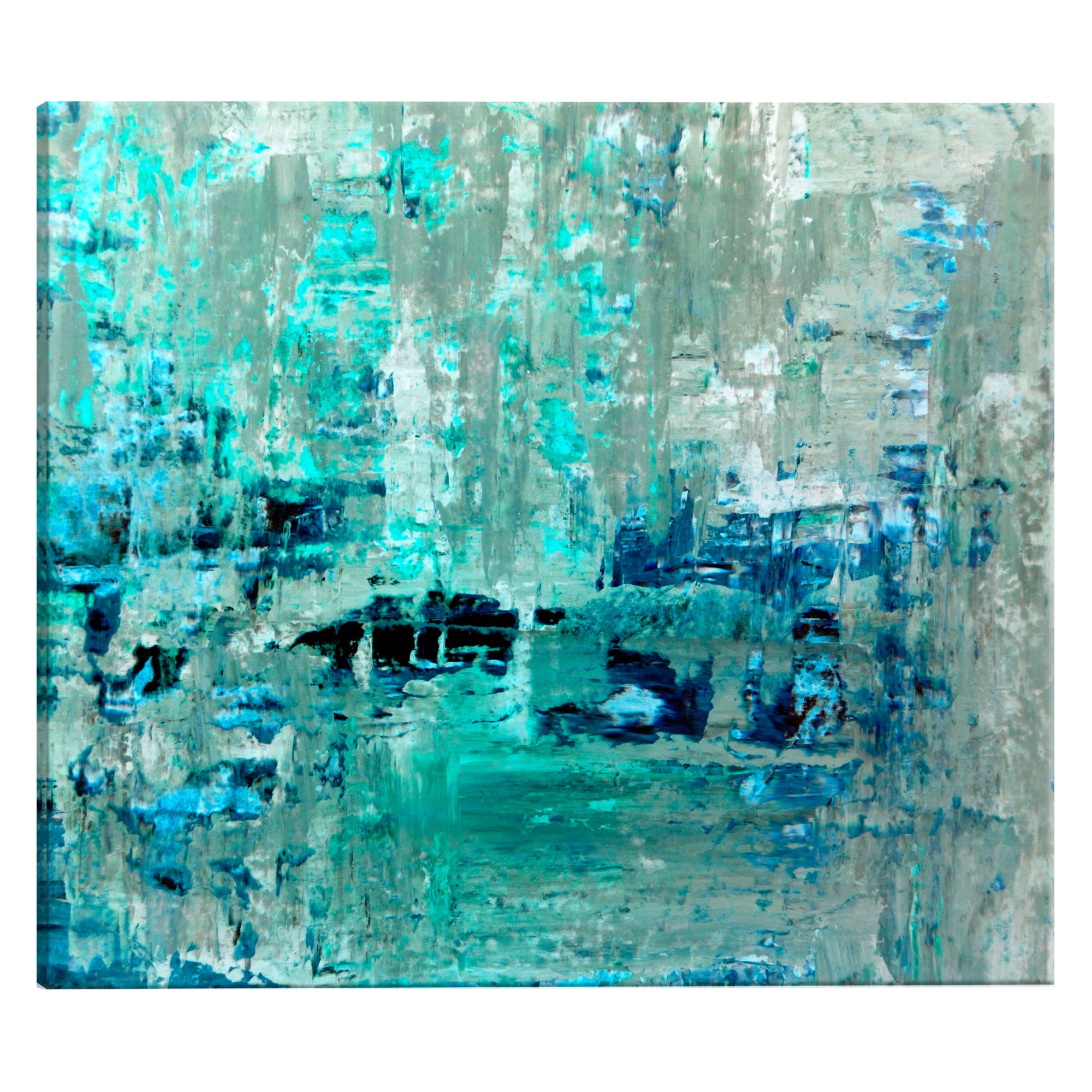 Tablou canvas - Foaie de gheata - 90 x 60 cm