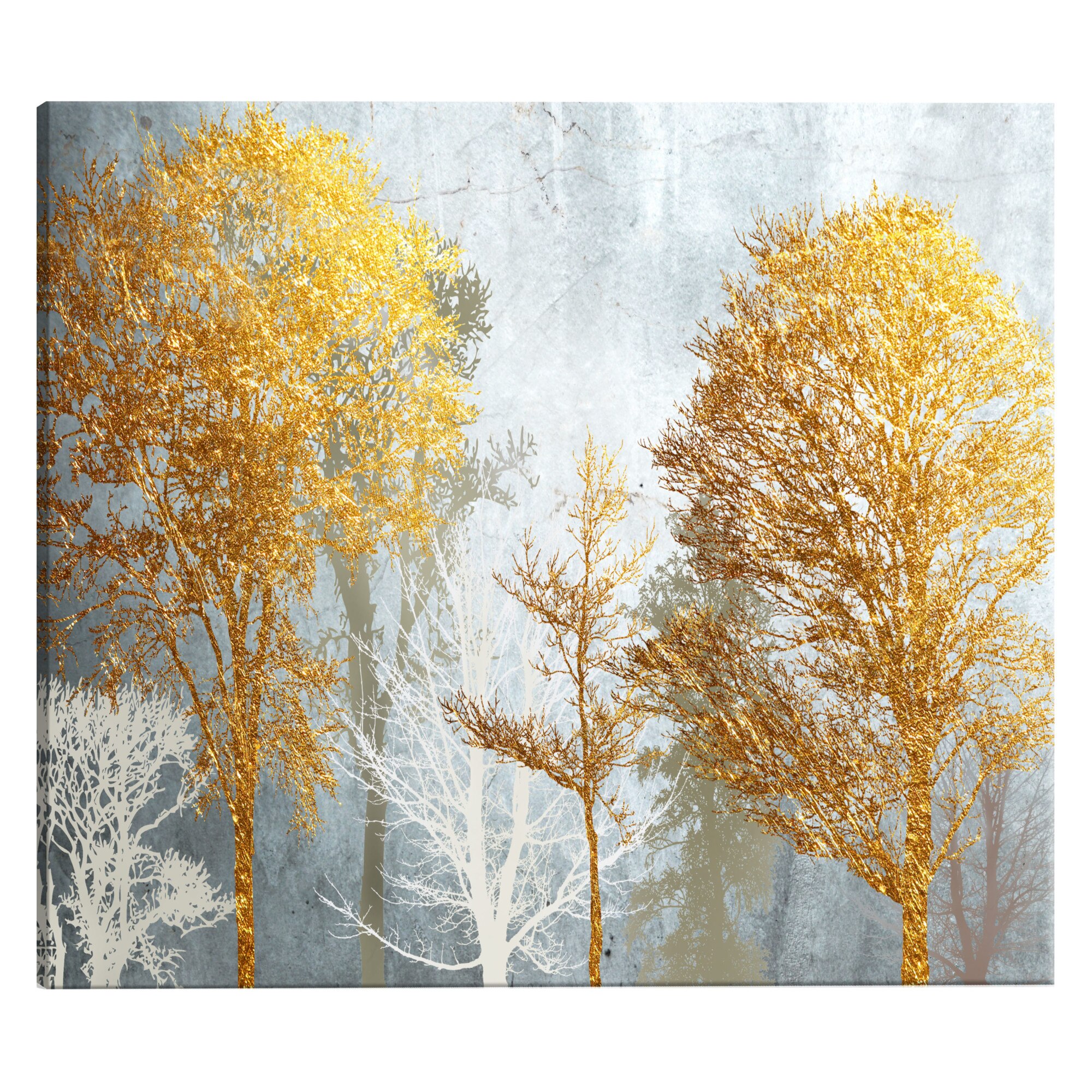 Tablou canvas - Gheata si aur - 120 x 80 cm