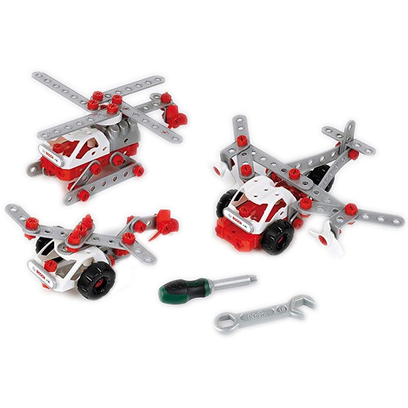 Set de elicoptere Bosch Multi Tech Echipa zburatoare 3 in 1 75 piese