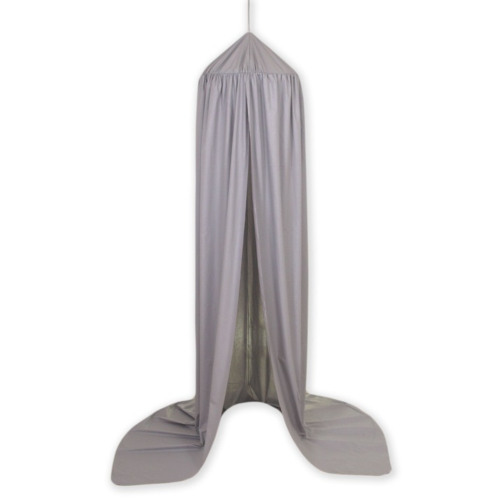 Baldachin suspendat, Multifunctional pentru copii Pure Grey, Bumbac, 250 X 320 cm