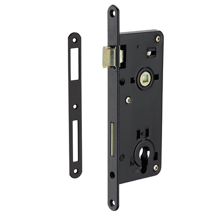 Broasca Usa Intrare Ingropata 45 X 90 Mm Pt Cilindru Profil European Negru Potrivita Pt Usa Lemn Emag Ro