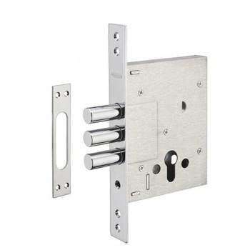 Broasca usa intrare, ingropata, 60 x 85 mm, pt. cilindru profil european, zincat - potrivita pt. usa metalica Broasca usa intrare, ingropata, 60 x 85 mm, pt. cilindru profil european, zincat - potrivita pt. usa metalica