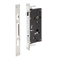 Broasca usa intrare, ingropata, 60 x 68 mm, pt. cilindru profil european - potrivita pt. usa metalica