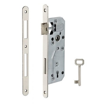 Broasca usa interior, ingropata, 40 x 90 mm, 2 chei caneluri, zincat - potrivita pt. usa baie/WC sau usa dormitor Broasca usa interior, ingropata, 40 x 90 mm, 2 chei caneluri, zincat - potrivita pt. usa baie/WC sau usa dormitor