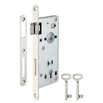 Broasca usa interior, ingropata, 50 x 90 mm, 2 chei caneluri, zincat - potrivita pt. usa baie/WC sau usa dormitor Broasca usa interior, ingropata, 50 x 90 mm, 2 chei caneluri, zincat - potrivita pt. usa baie/WC sau usa dormitor