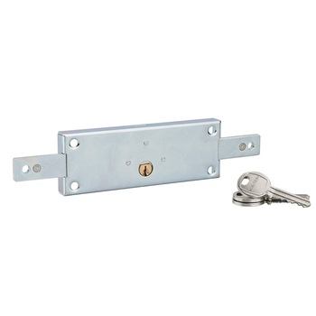 Broasca grilaj metalic, cilindru Ø 25 mm cu 3 chei Broasca grilaj metalic, cilindru Ø 25 mm cu 3 chei