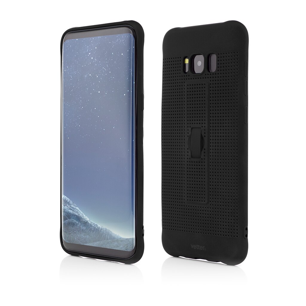 Husa de protectie Vetter pentru Samsung Galaxy S8 Plus G955, Vetter GO, Vent Soft with Strap, Black