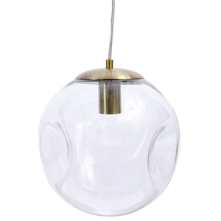 Pendul Light Migala, 1 x E27 60 W, Nichel/Transparent