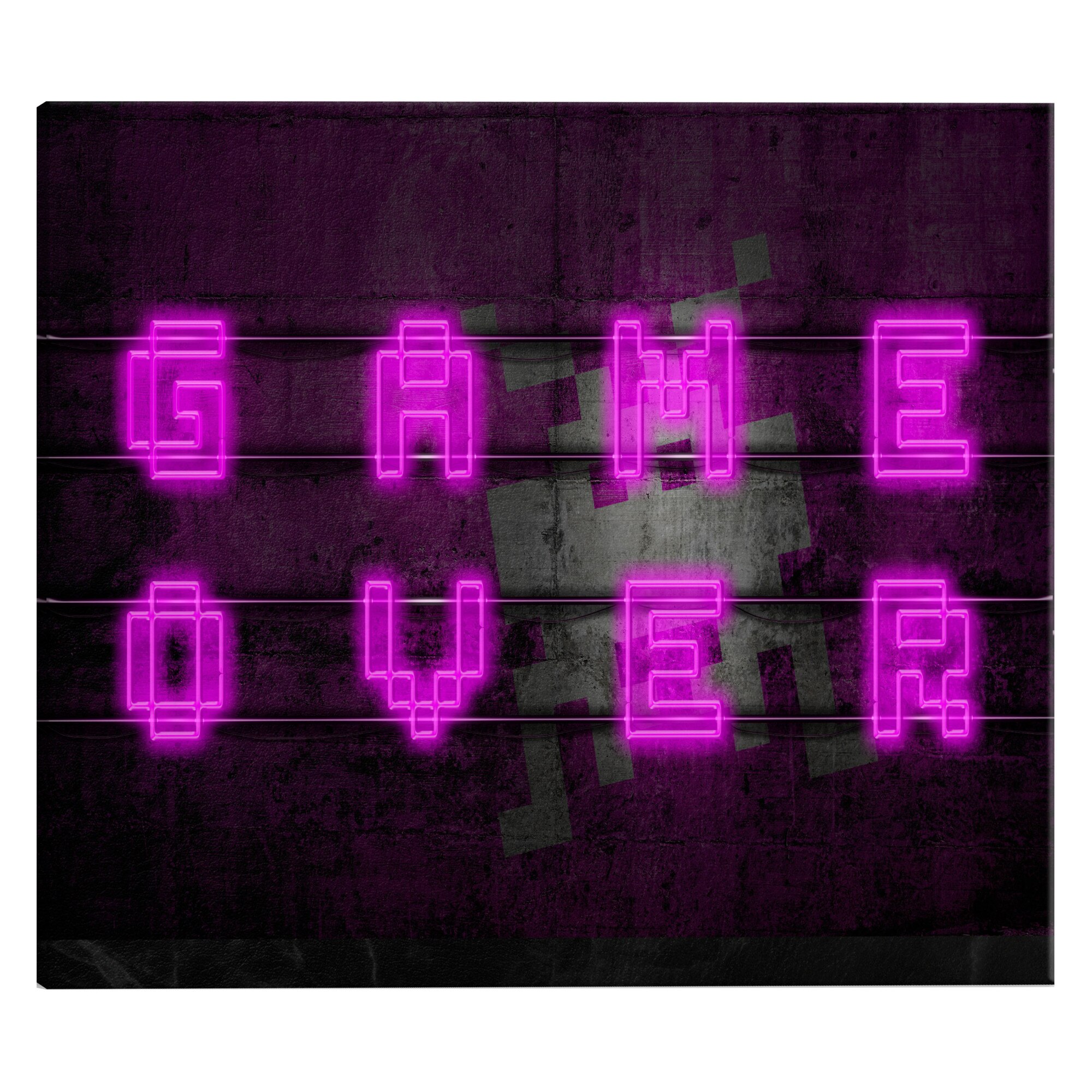 Tablou canvas - Neon roz - 120 x 80 cm