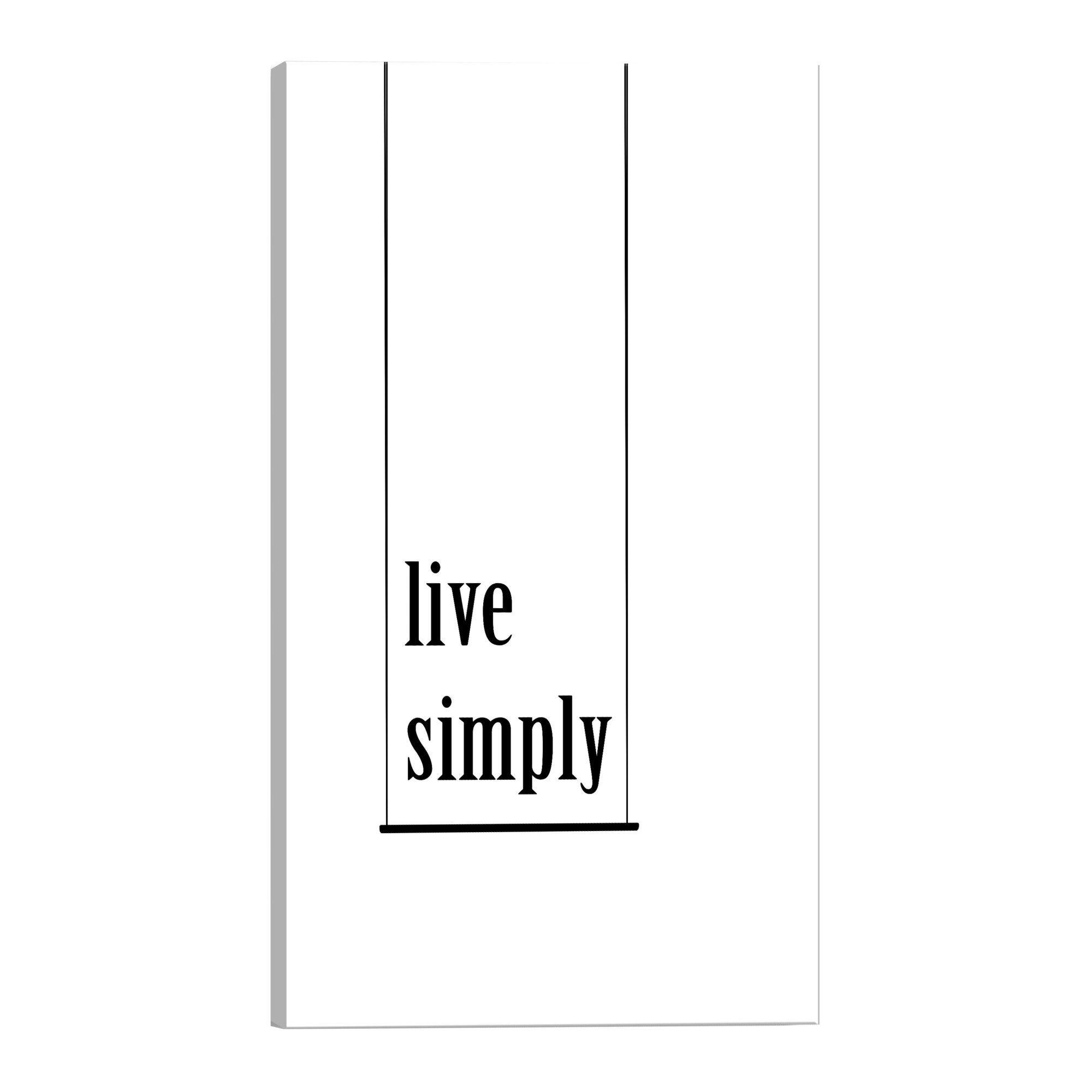 Tablou canvas - Motto-ul minimalist - 80 x 120 cm