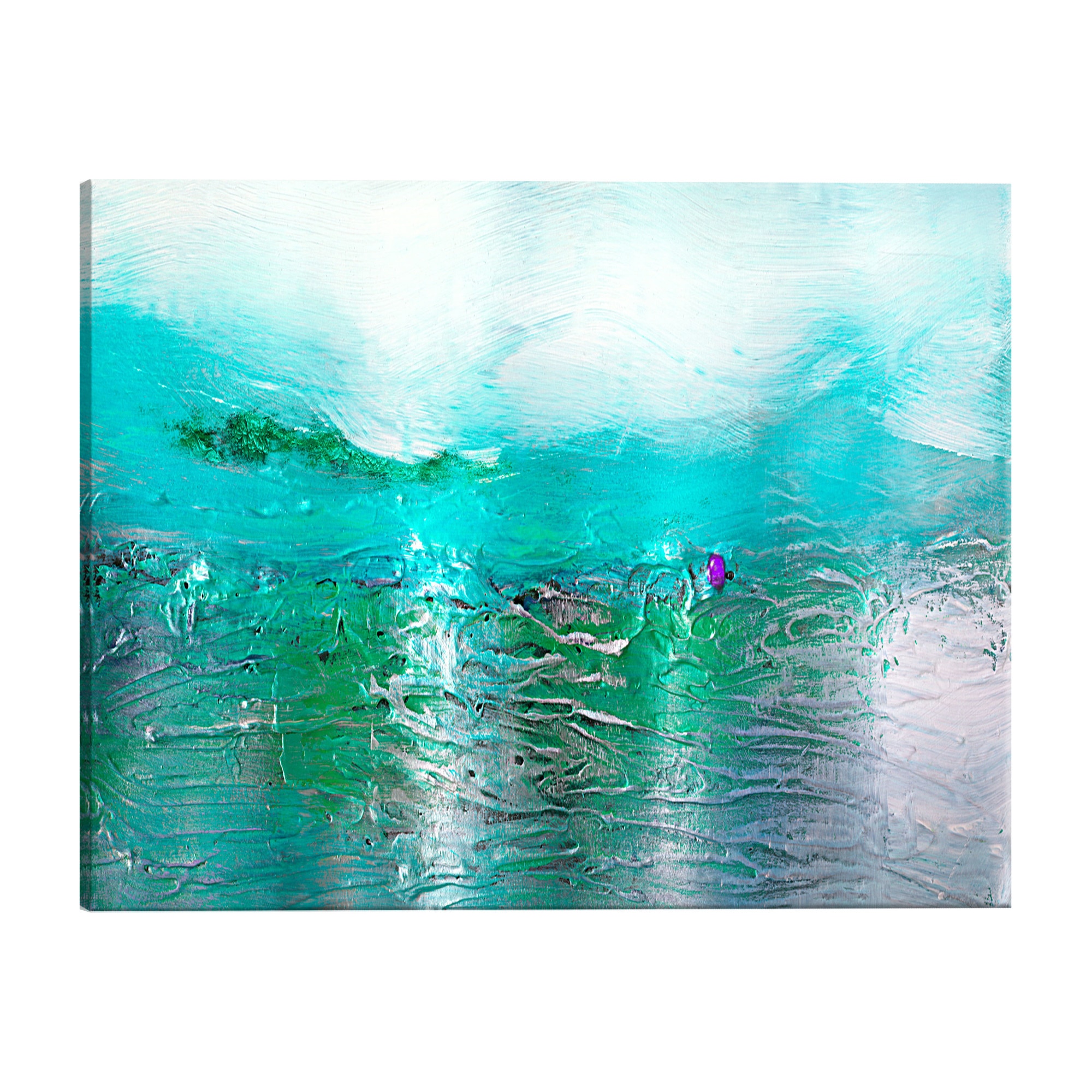 Tablou canvas - Peisaj turcoaz - 150 x 50 cm