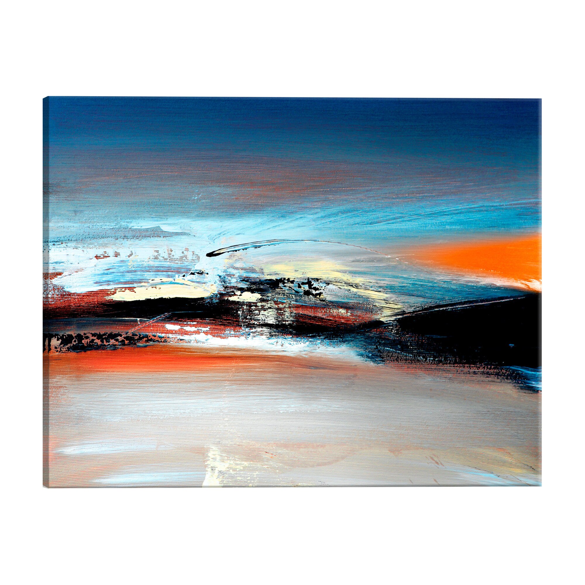 Tablou canvas - Peisaj in zori - 150 x 50 cm