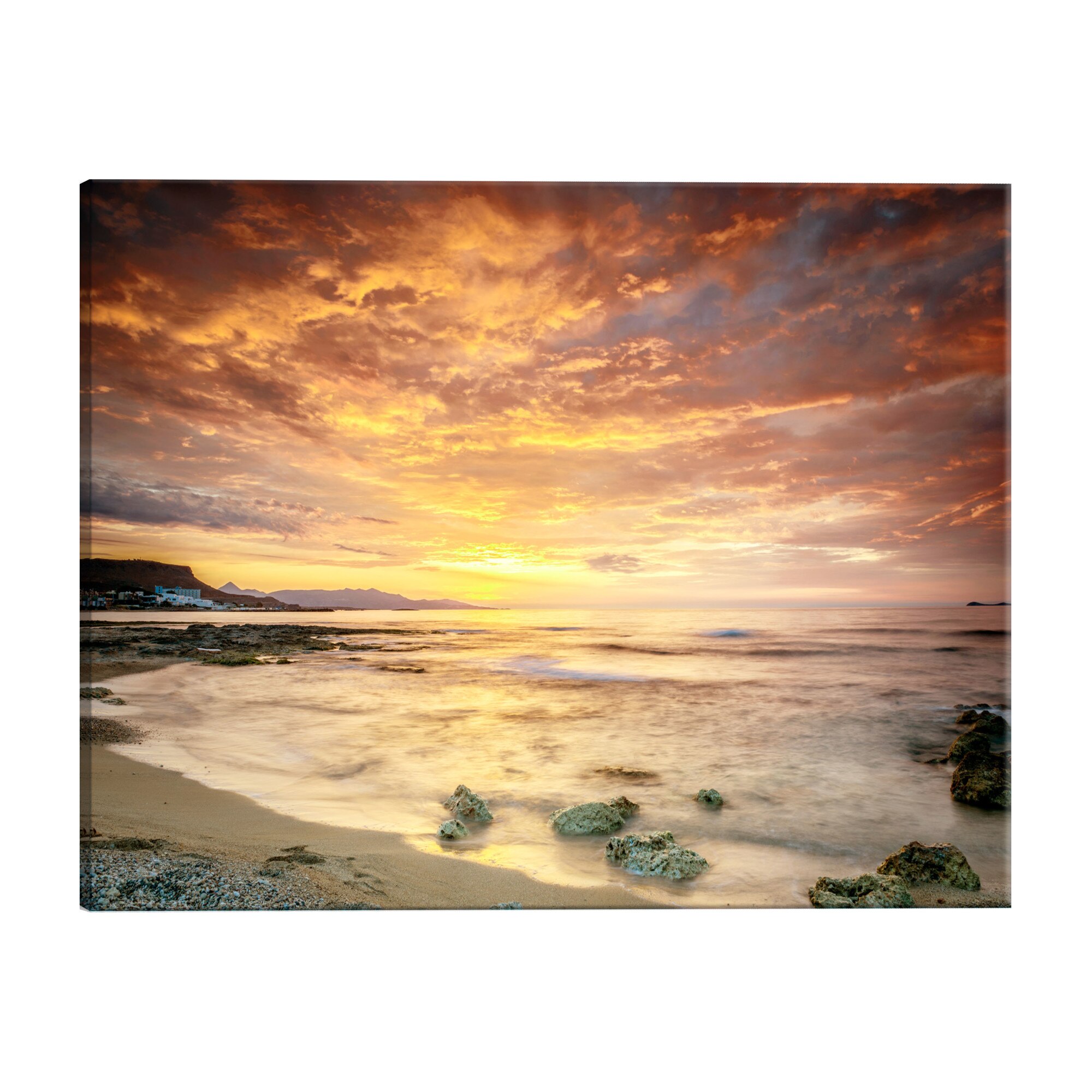 Tablou canvas - Plaja din Creta - 150 x 50 cm