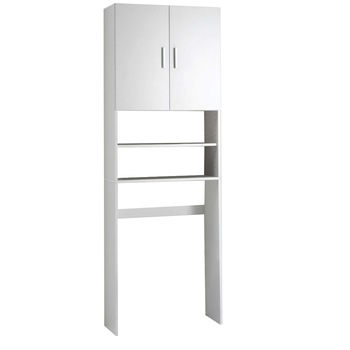 Dulap pentru baie Timeless Tools, cu spatiu pentru masina de spalat, 4 rafturi, Dimensiuni 190x65x24 cm, Alb Dulap pentru baie Timeless Tools, cu spatiu pentru masina de spalat, 4 rafturi, Dimensiuni 190x65x24 cm, Alb