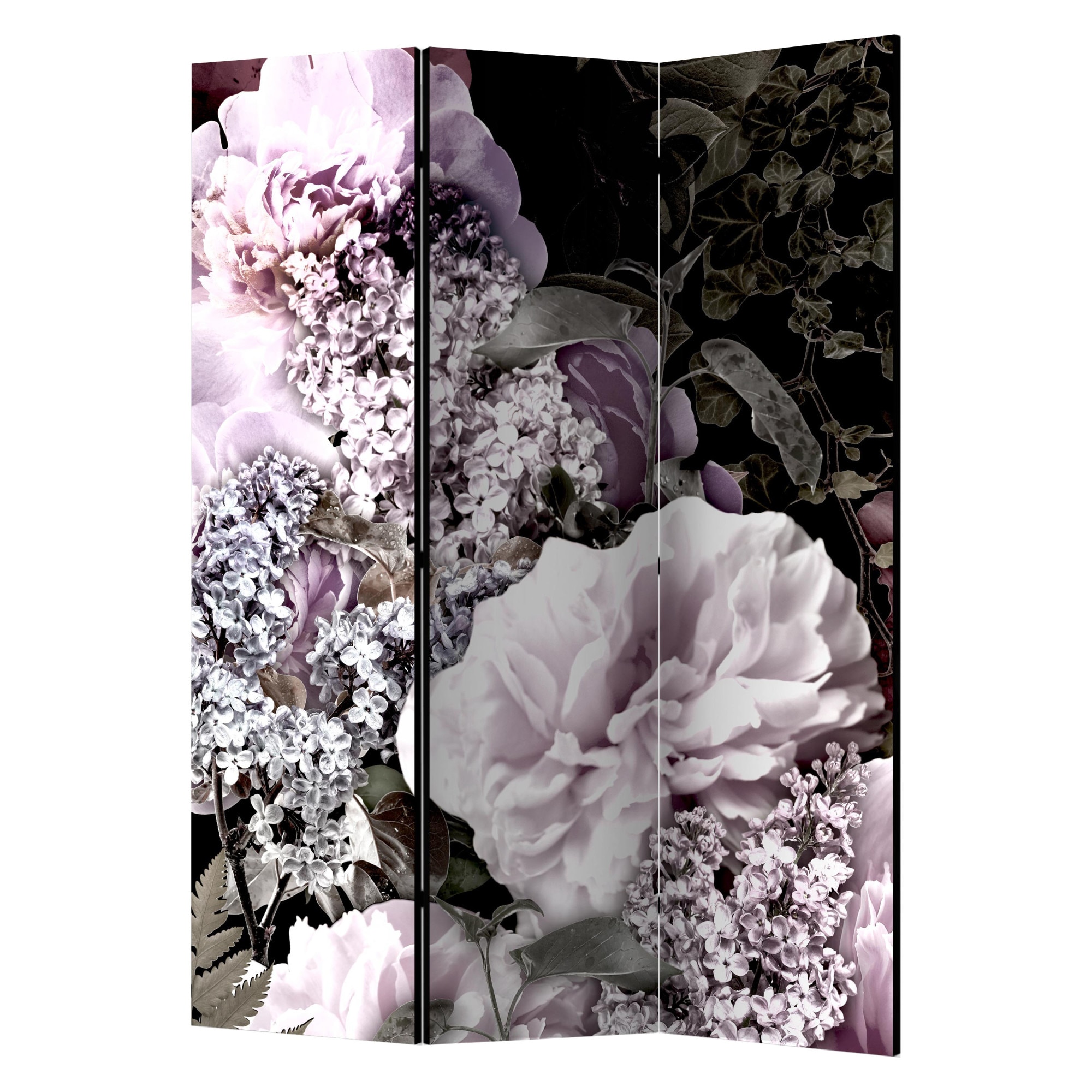 Paravan din 3 parti - Gradina vintage - 135 x 172 cm