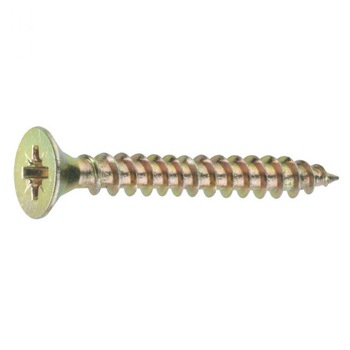 Surub autofiletant pentru lemn, DIN 7505, zincat galben - 5.0x140 Set (100) Surub autofiletant pentru lemn, DIN 7505, zincat galben - 5.0x140 Set (100)