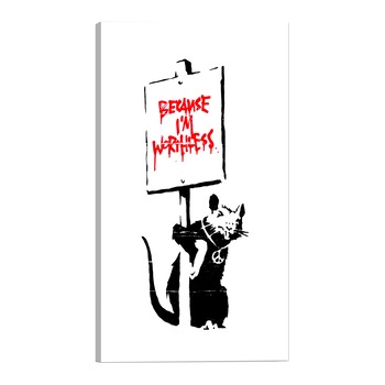 Tablou canvas - Pentru ca sunt inutil - 80 x 120 cm Tablou canvas - Pentru ca sunt inutil - 80 x 120 cm