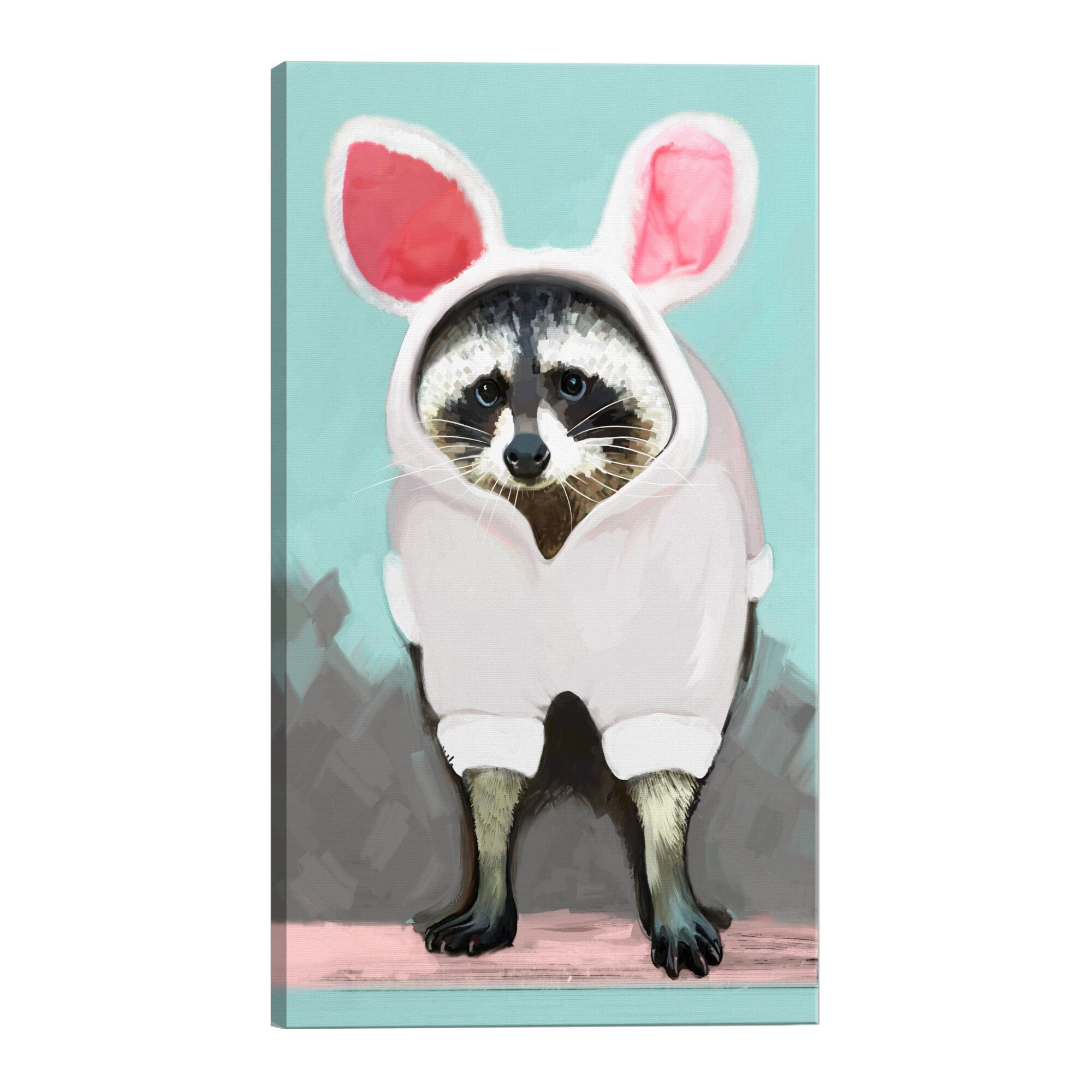 Tablou canvas - Raccoon sau Hare? - 40 x 60 cm