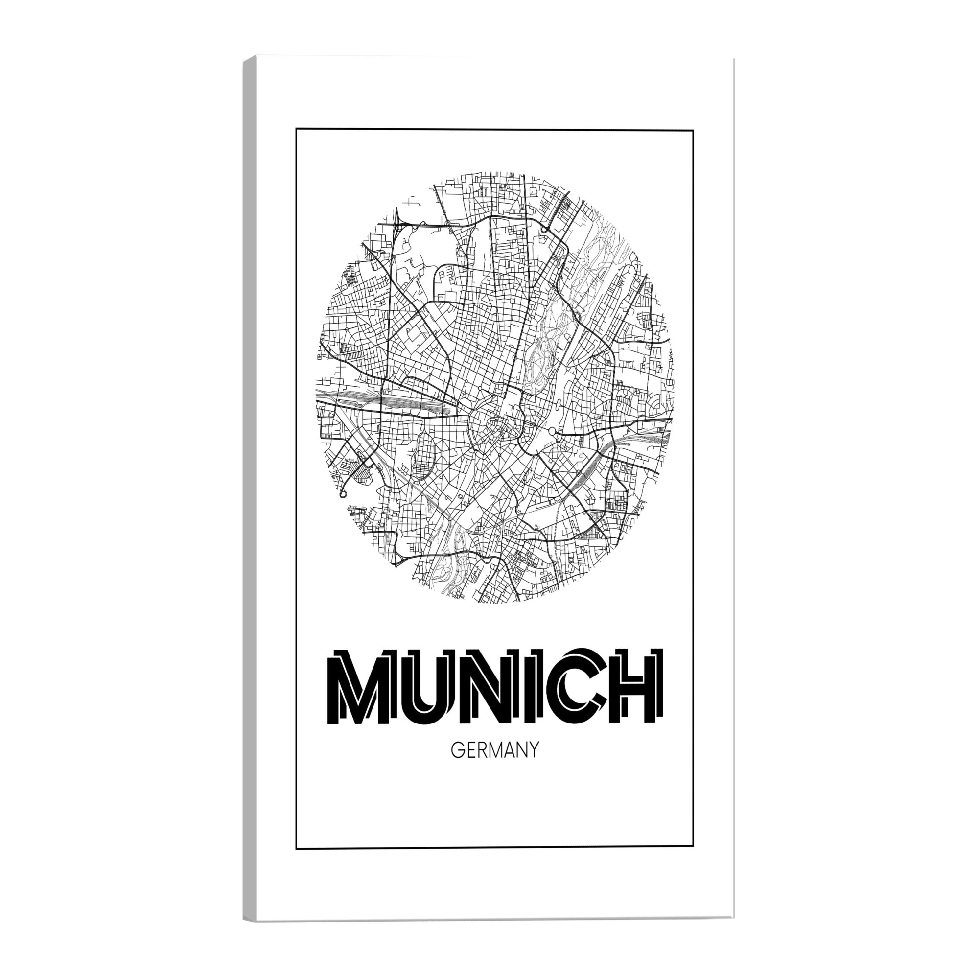 Tablou canvas - Retro Munchen - 80 x 120 cm