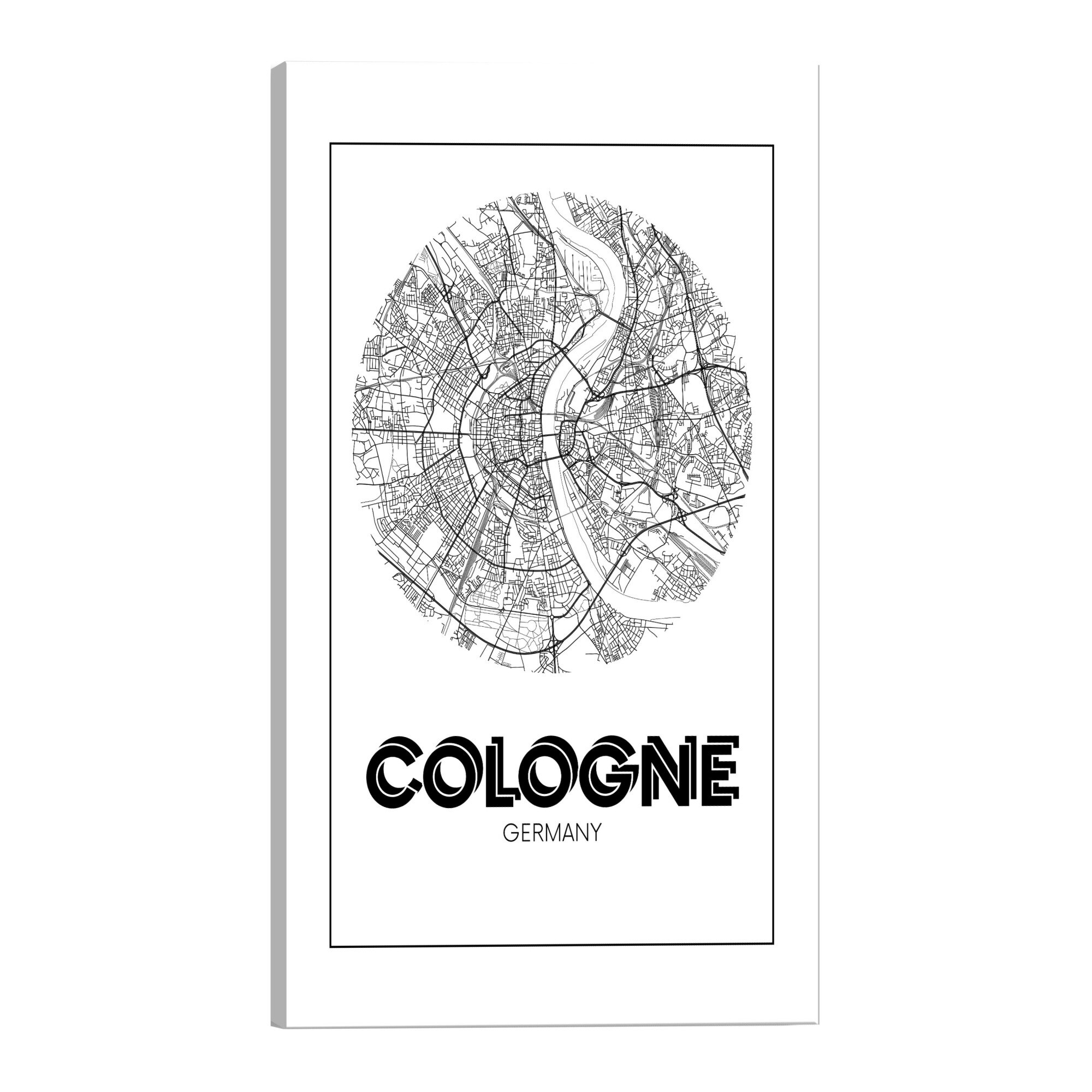 Tablou canvas - Retro Kolonia - 80 x 120 cm